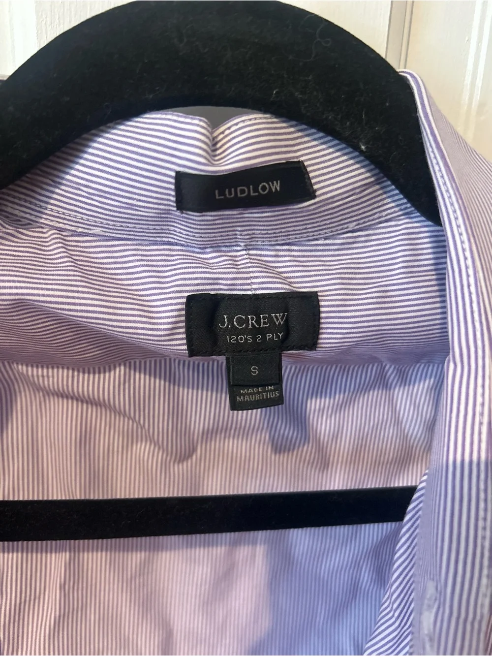 J. Crew Men's Light Lavender Dress Shirt - Classic Collar